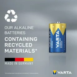 VARTA Longlife Power D/LR20 batteri, 2-pakning
