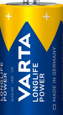 VARTA Longlife Power D/LR20 batteri, 2-pakning