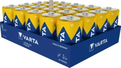Varta Longlife Power D/LR20-batterier, 20-pakning