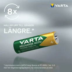 Varta Power oppladbare AA/HR6-batterier, 10-pakning