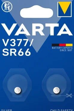 Varta V377/SR66 sølvoksidbatteri 1,5 V, 2-pakning