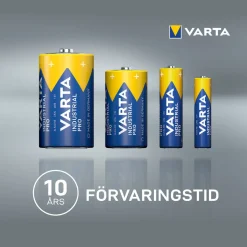 Varta Industrial Pro AA/LR6-batterier, 100-pakning