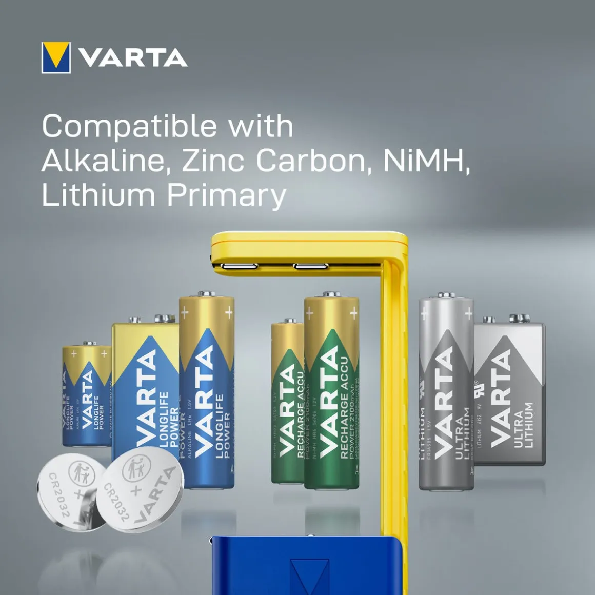 Varta LCD batteritester til små batterier