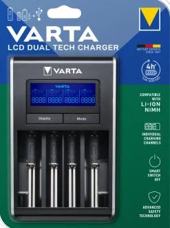 VARTA LCD Dual Tech batterilader