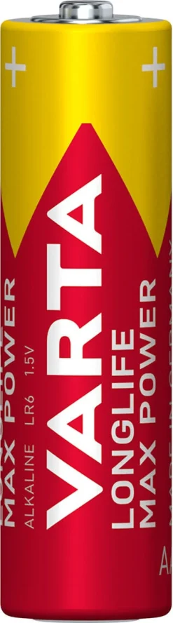 Varta Longlife Max Power AA/LR6-batterier, 4-pakning