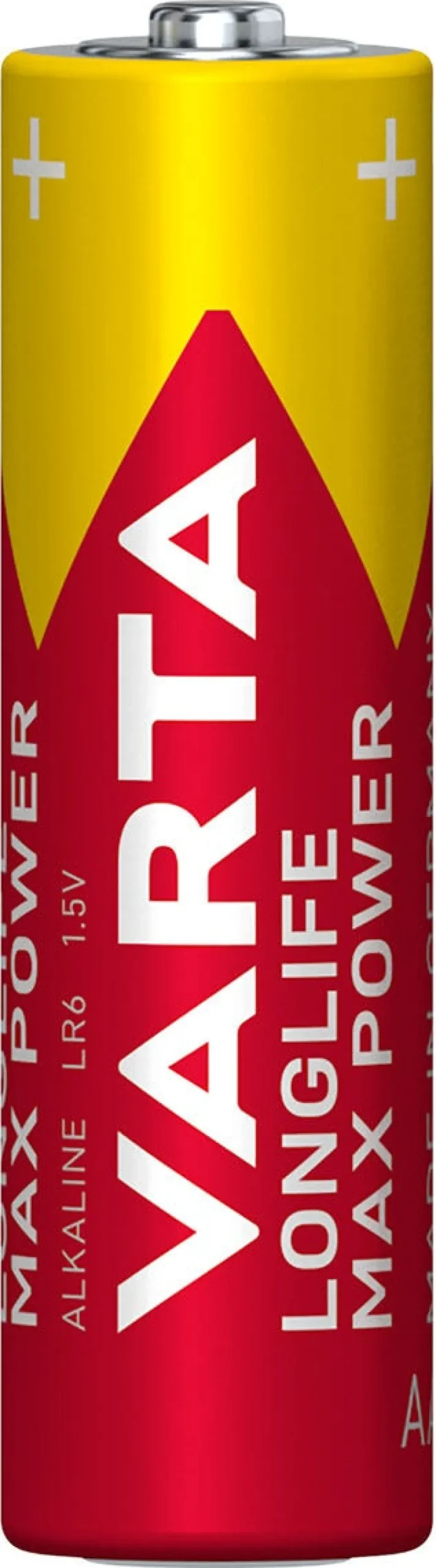 Varta Longlife Max Power AA/LR6-batterier, 4-pakning