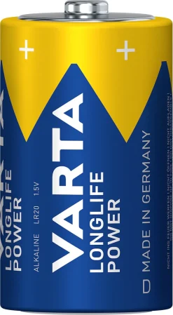 Varta Longlife Power C/LR14-batterier, 20-pakning