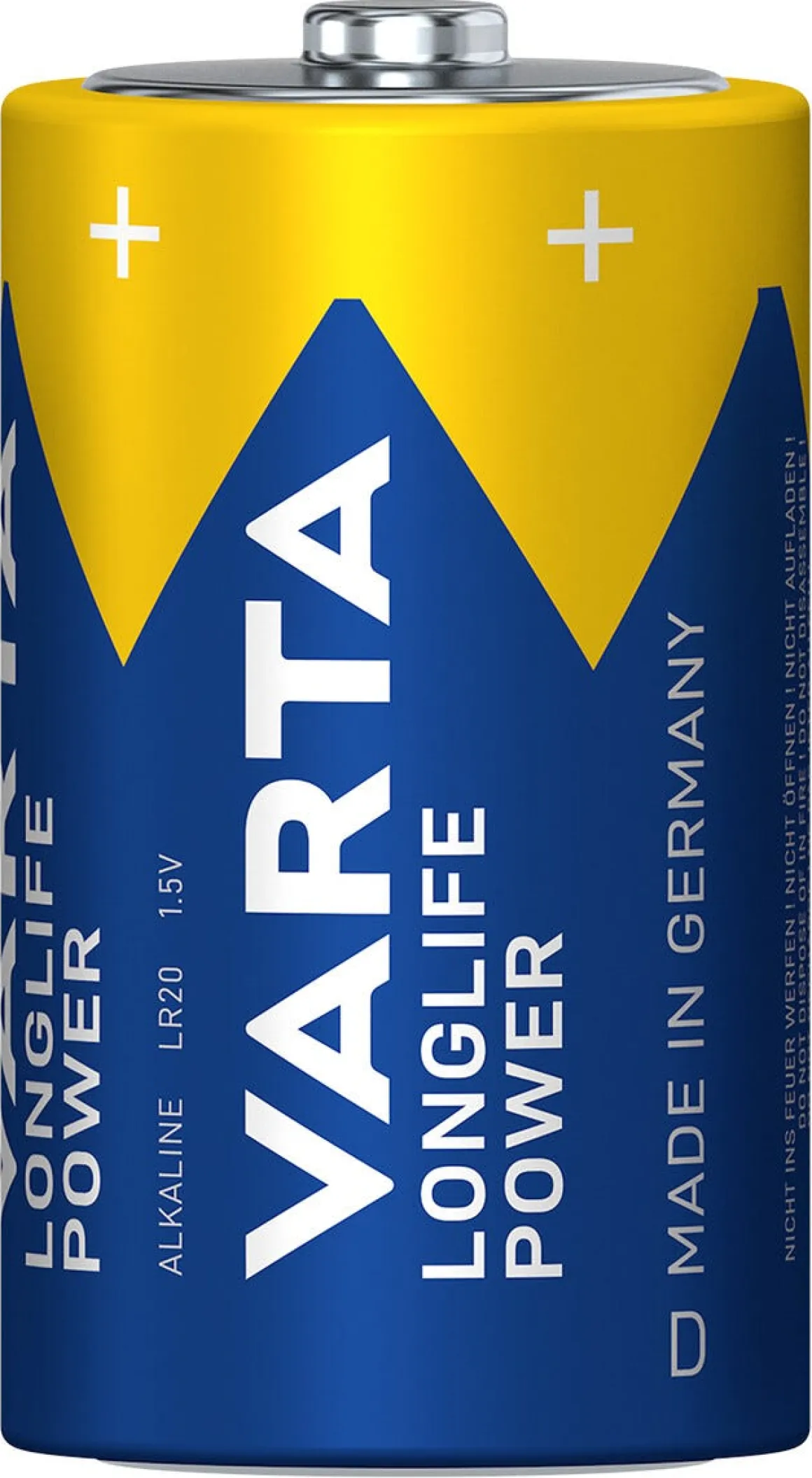 Varta Longlife Power C/LR14-batterier, 20-pakning