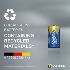 VARTA Longlife Power C/LR14 batteri, 2-pakning
