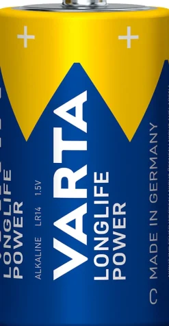 VARTA Longlife Power C/LR14 batteri, 2-pakning