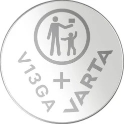Varta V13GA/LR44 alkalisk batteri 1,5 V, 2-pakning