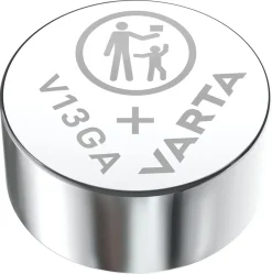 Varta V13GA/LR44 alkalisk batteri 1,5 V, 2-pakning