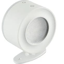 Vegglampe opp/ned oppladbar, dimbar LED, USB, hvit