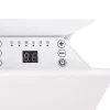 Veggmontert varmepanel med termostat 230 V, hvit, 600 W