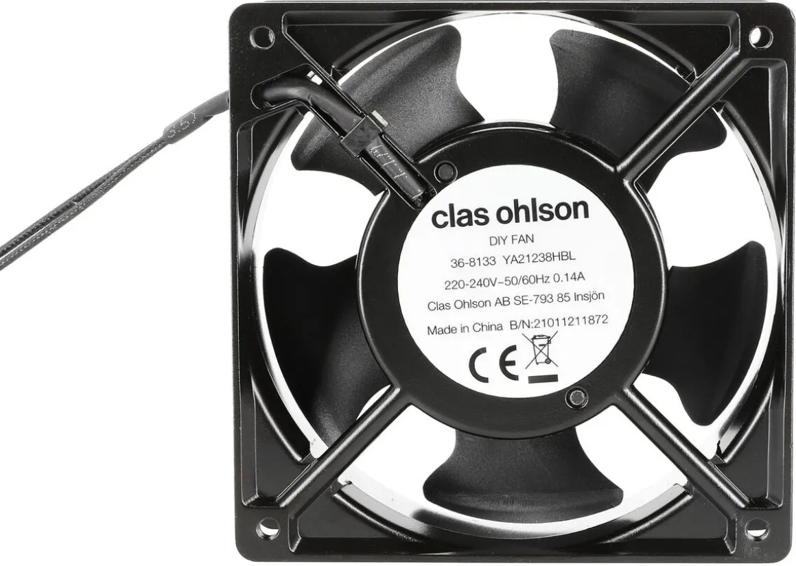 Vifte 230 V AC, 120 x 120 mm