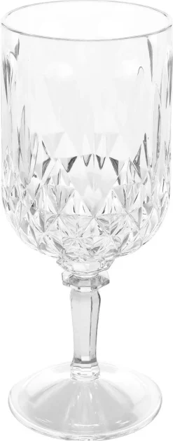 Vinglass i plast 24 cl, 4-pakning