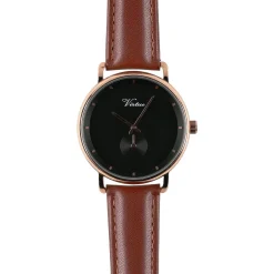 Virtue armbåndsur analogt klassisk, brun