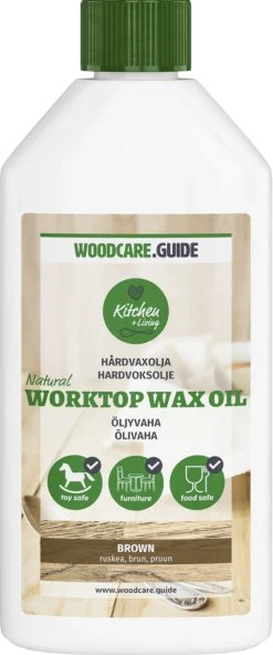 Voksolje WoodCare.Guide innendørs, 250 ml