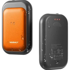 Warmly Mini liten håndvarmer 5000 mAh, oppladbar