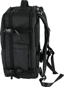 Weekendbag ryggsekk med PC-rom, svart, 22 l