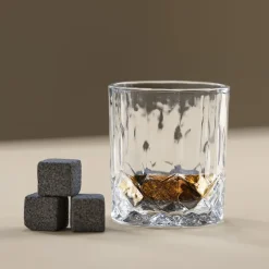 Whiskystener, isbiter av lavastein, 8-pakning
