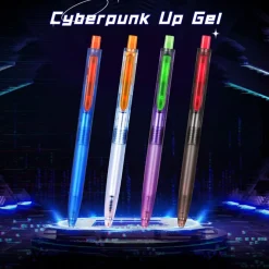 Writech cyberpunk gelpenn svart stille klikk, hurtigtørkende