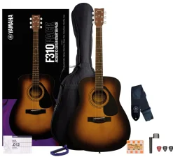 Yamaha F310P stålstrenget westerngitar, startpakke