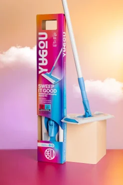 Yugou Sweep It Good startpakke gulvmopp, 4 mopper