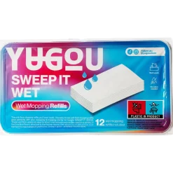 Yugou Sweep It Wet våtmopper til Yugou gulvmopp, 12-pakning