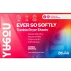 Yugou Ever So Softly tørketrommelark, 36-pakning