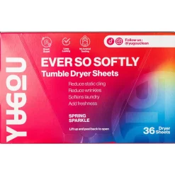 Yugou Ever So Softly tørketrommelark, 36-pakning