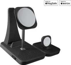 Zens 4-i-1 ladestasjon for iPhone, iPad, AirPods og Apple Watch